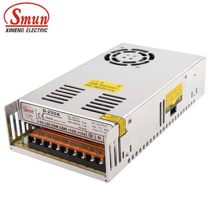 Smps Power Supply - SMUN-fuente de alimentación conmutada D-250A, 250W,