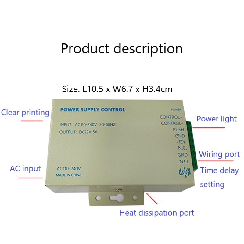 DC12V 5A 36W fuente de aliment - Dc Power Supply 12V reseña y precio