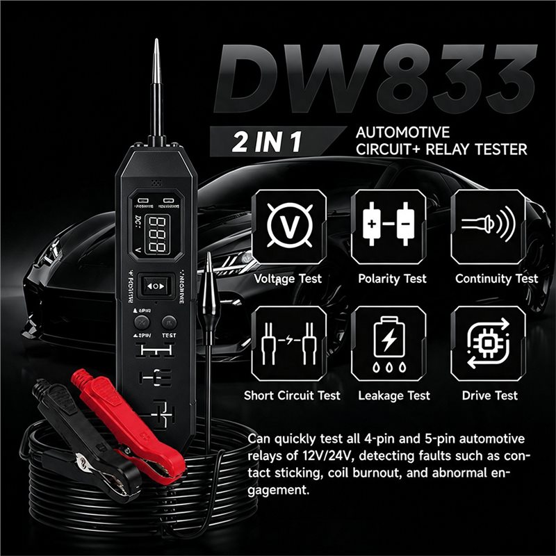 Herramienta de Diagnóstico par - Power Supply Tester reseña y precio